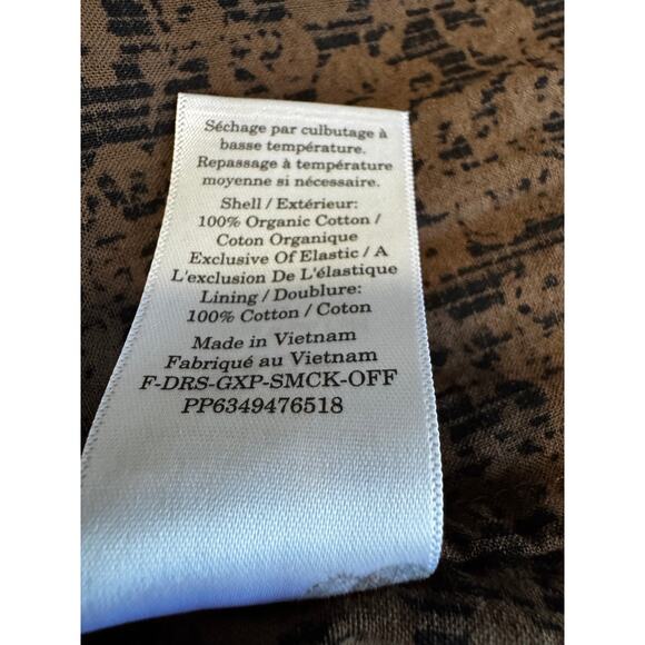 Everlane Gauze Off-the-Shoulder Dress in Black/Cocoa Small Floral (Size M) - Picture 6 of 7